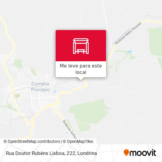 Rua Doutor Rubéns Lisboa, 222 mapa