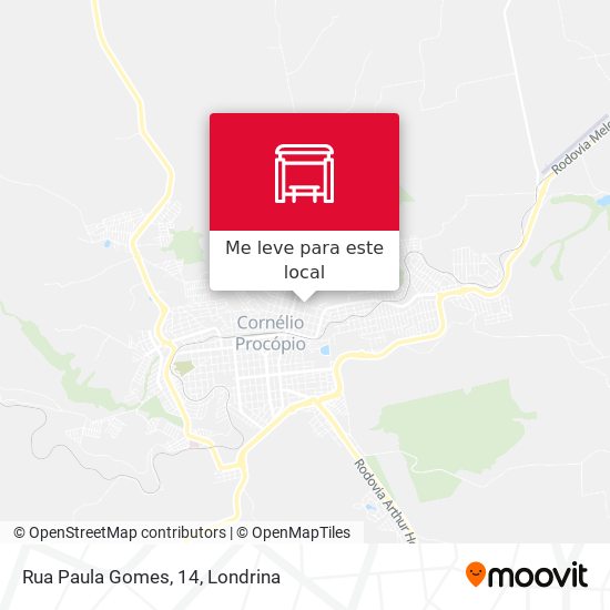 Rua Paula Gomes, 14 mapa