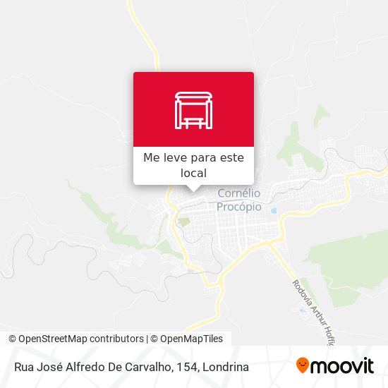 Rua José Alfredo De Carvalho, 154 mapa