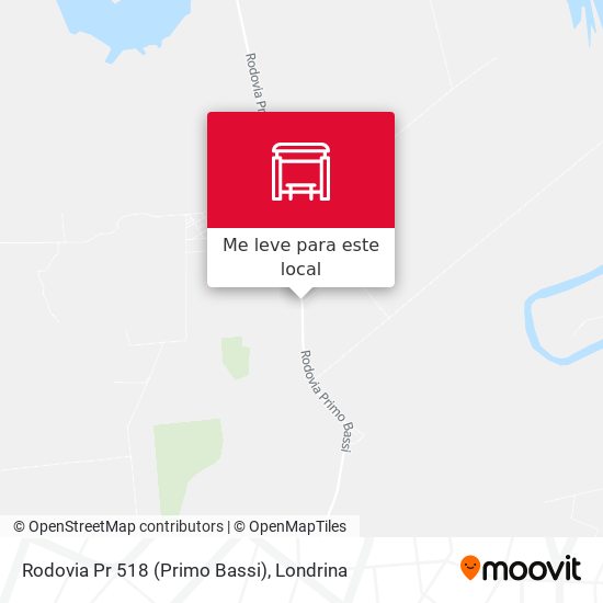 Rodovia Pr 518 (Primo Bassi) mapa