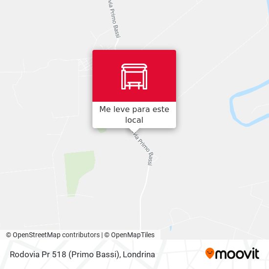 Rodovia Pr 518 (Primo Bassi) mapa