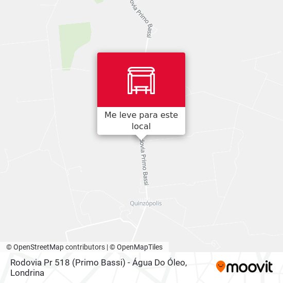 Rodovia Pr 518 (Primo Bassi) - Água Do Óleo mapa