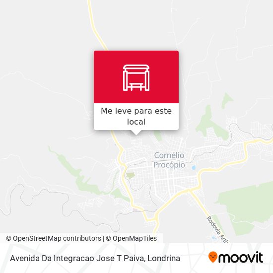 Avenida Da Integracao Jose T Paiva mapa