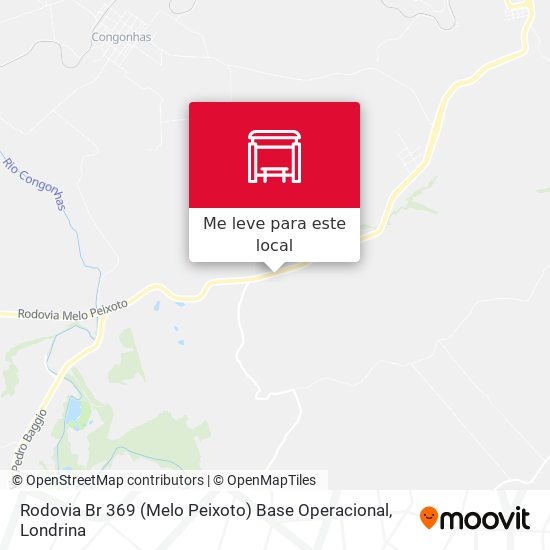 Rodovia Br 369 (Melo Peixoto) Base Operacional mapa
