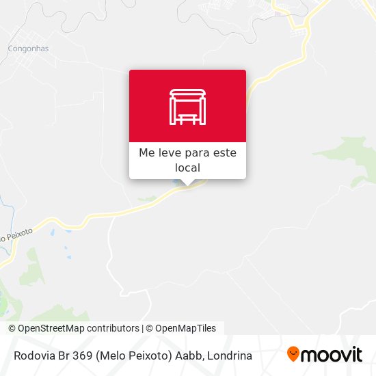 Rodovia Br 369 (Melo Peixoto) Aabb mapa