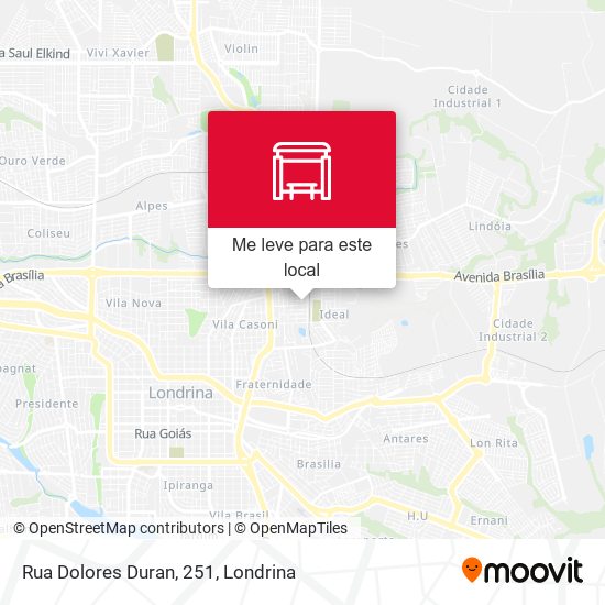 Rua Dolores Duran, 251 mapa