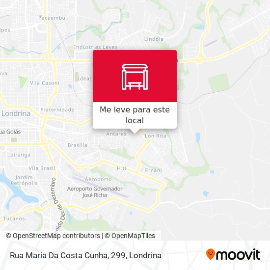Rua Maria Da Costa Cunha, 299 mapa