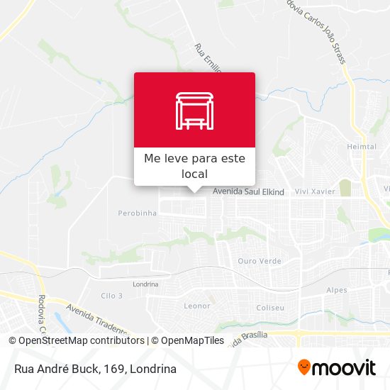 Rua André Buck, 169 mapa