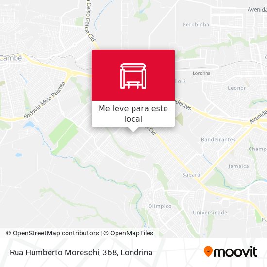 Rua Humberto Moreschi, 368 mapa