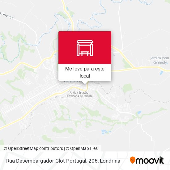 Rua Desembargador Clot Portugal, 206 mapa