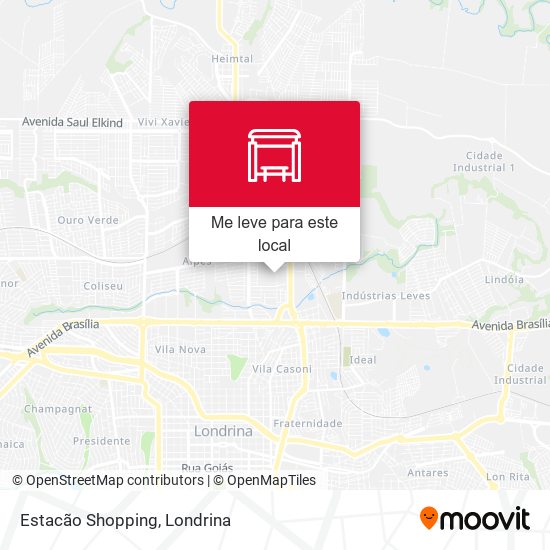 Estacão Shopping mapa