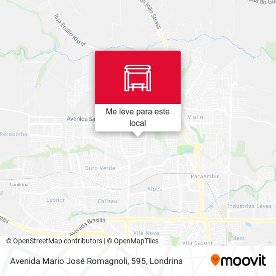 Avenida Mario José Romagnoli, 595 mapa