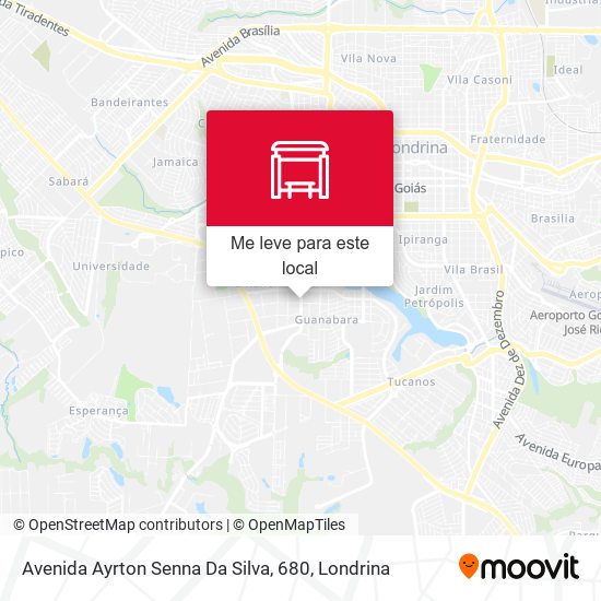 Avenida Ayrton Senna Da Silva, 680 mapa