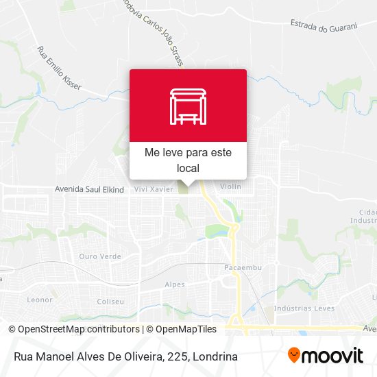 Rua Manoel Alves De Oliveira, 225 mapa