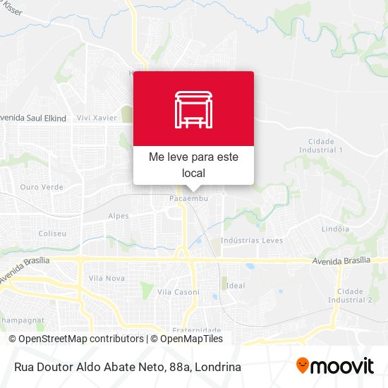 Rua Doutor Aldo Abate Neto, 88a mapa