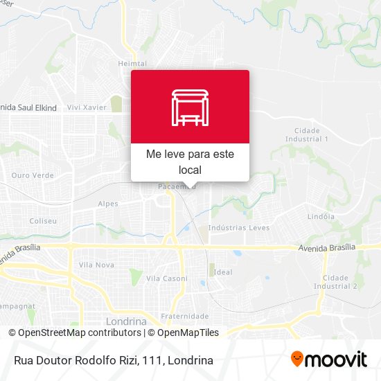 Rua Doutor Rodolfo Rizi, 111 mapa