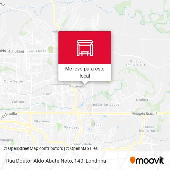 Rua Doutor Aldo Abate Neto, 140 mapa