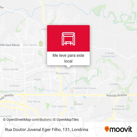 Rua Doutor Juvenal Eger Filho, 131 mapa