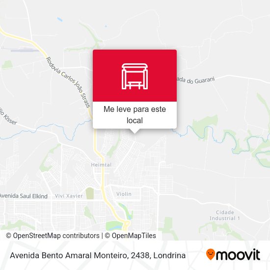 Avenida Bento Amaral Monteiro, 2438 mapa