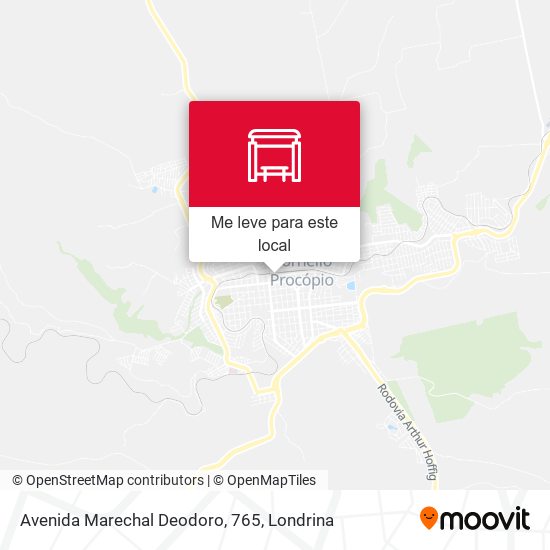 Avenida Marechal Deodoro, 765 mapa