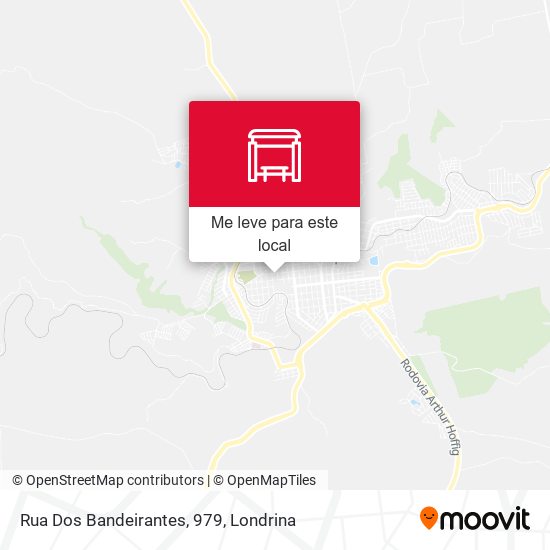 Rua Dos Bandeirantes, 979 mapa