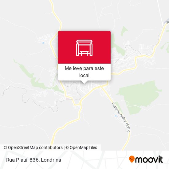 Rua Piauí, 836 mapa
