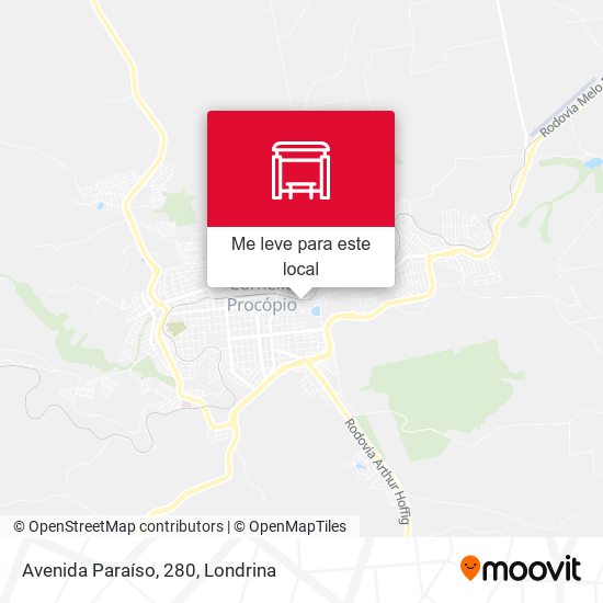 Avenida Paraíso, 280 mapa