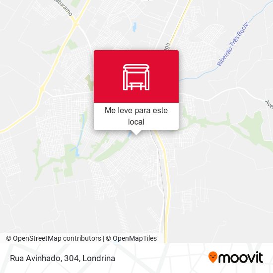 Rua Avinhado, 304 mapa
