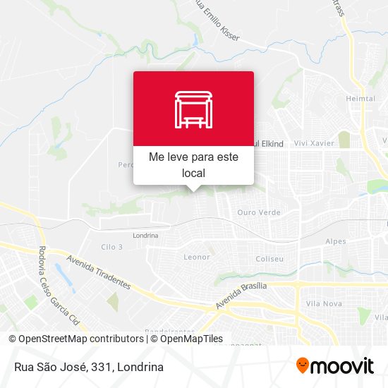 Rua São José, 331 mapa
