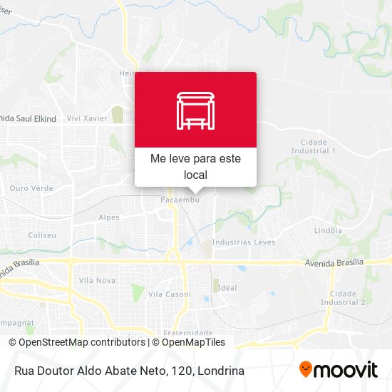 Rua Doutor Aldo Abate Neto, 120 mapa