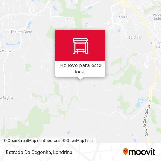 Estrada Da Cegonha mapa