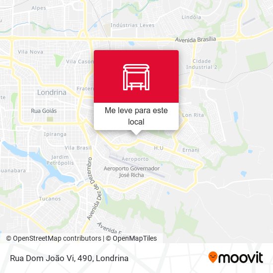 Rua Dom João Vi, 490 mapa