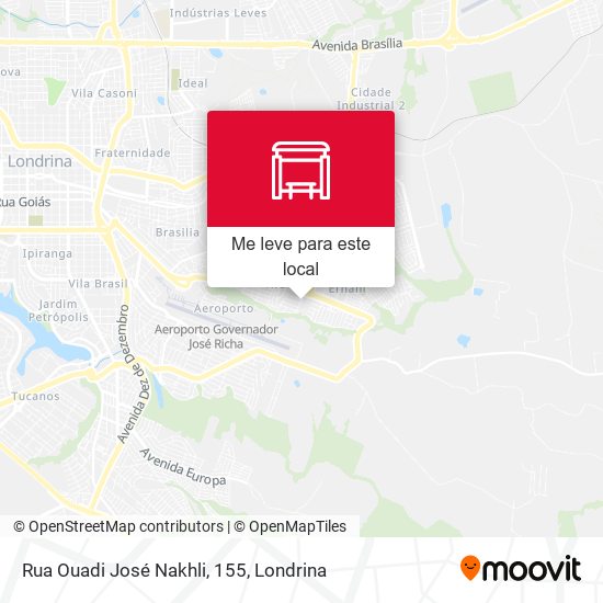Rua Ouadi José Nakhli, 155 mapa