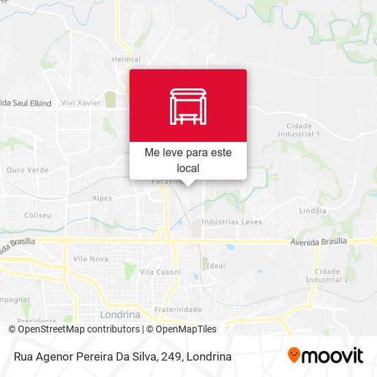 Rua Agenor Pereira Da Silva, 249 mapa