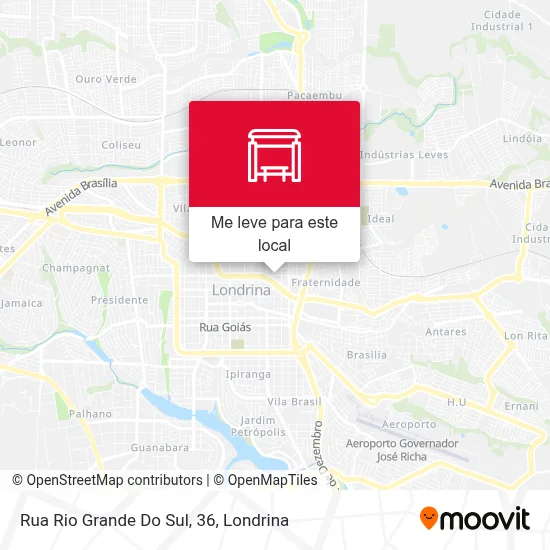 Rua Rio Grande Do Sul, 36 mapa