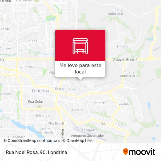 Rua Noel Rosa, 90 mapa