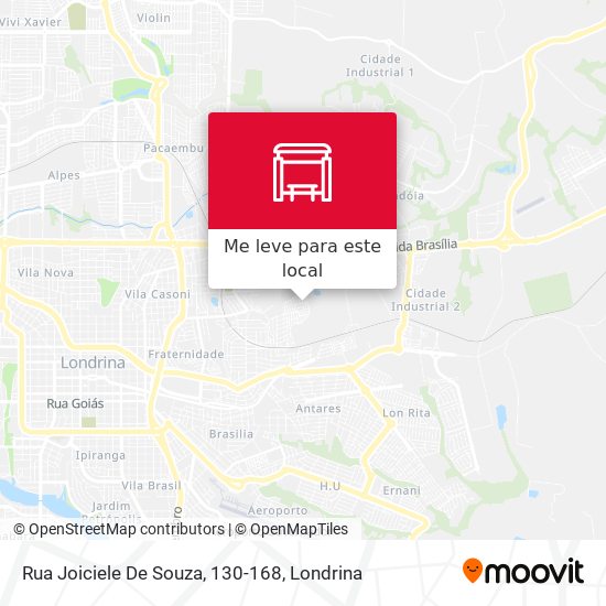 Rua Joiciele De Souza, 130-168 mapa