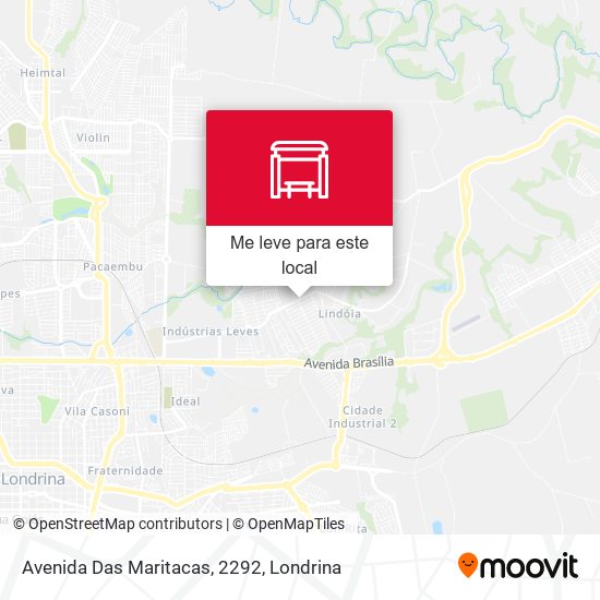 Avenida Das Maritacas, 2292 mapa