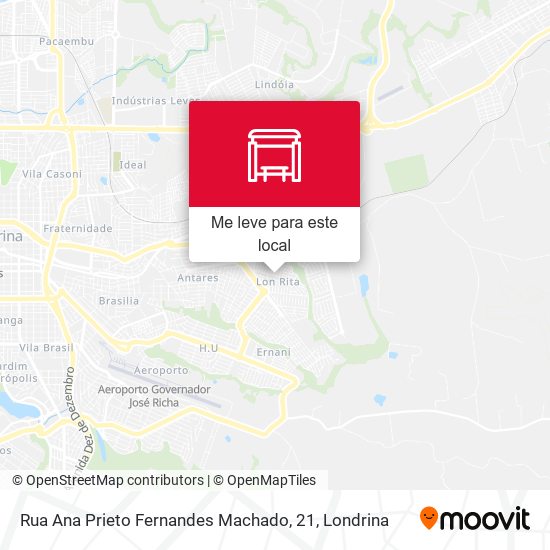 Rua Ana Prieto Fernandes Machado, 21 mapa