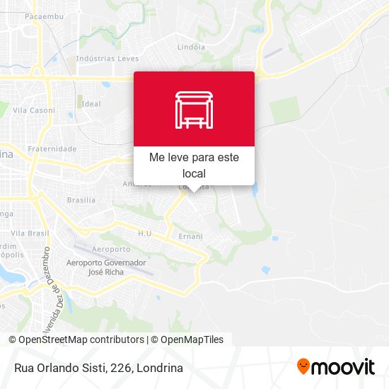 Rua Orlando Sisti, 226 mapa