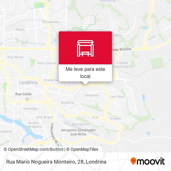 Rua Mario Nogueira Monteiro, 28 mapa