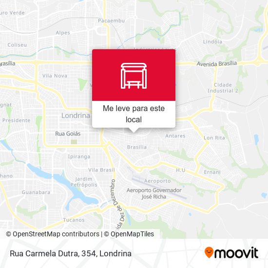 Rua Carmela Dutra, 354 mapa