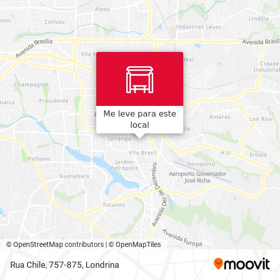 Rua Chile, 757-875 mapa