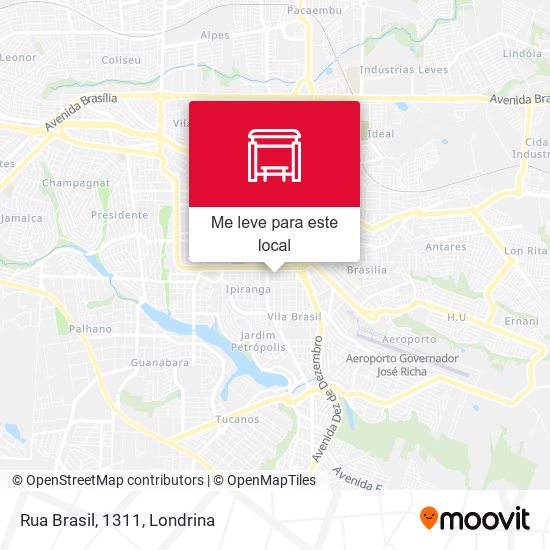 Rua Brasil, 1311 mapa