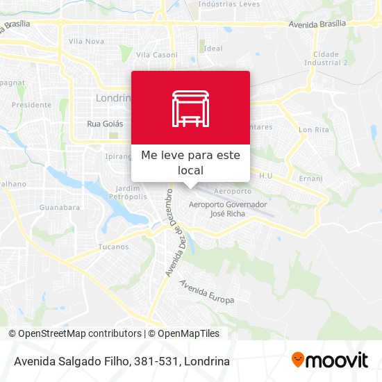 Avenida Salgado Filho, 381-531 mapa