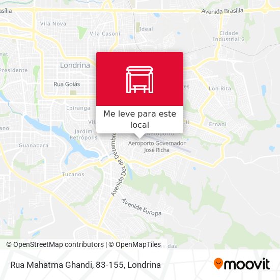 Rua Mahatma Ghandi, 83-155 mapa