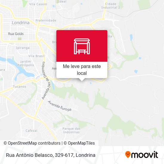 Rua Antônio Belasco, 329-617 mapa