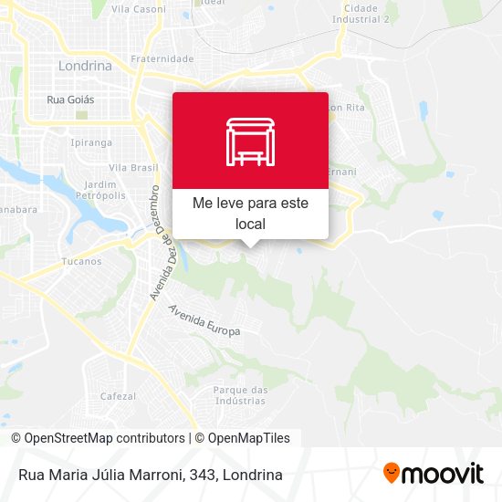 Rua Maria Júlia Marroni, 343 mapa