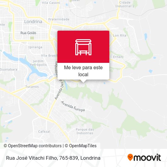 Rua José Vitachi Filho, 765-839 mapa