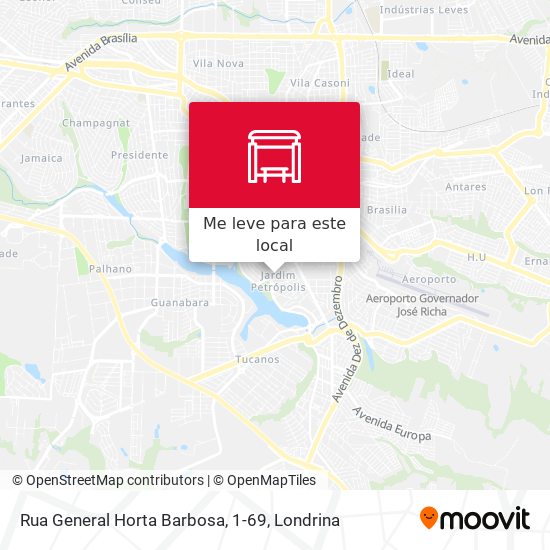 Rua General Horta Barbosa, 1-69 mapa